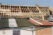 Renovatietraject - Aanleggen nieuw dakgebinte achteraan