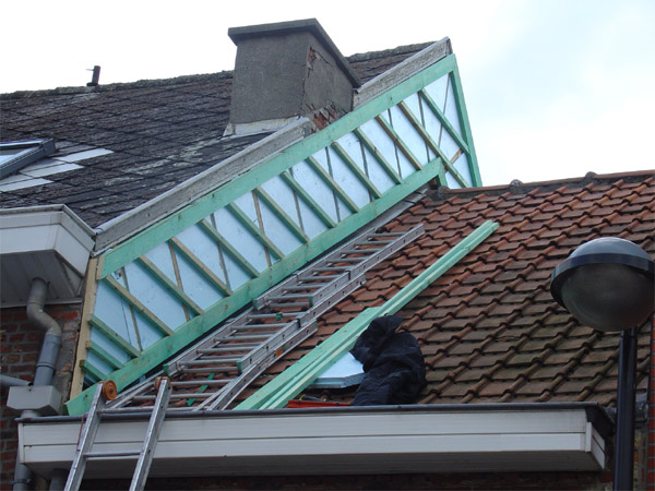 Gevelbekleding - Leien