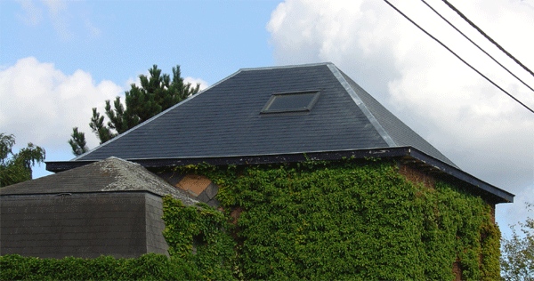 Hellende daken - Leien